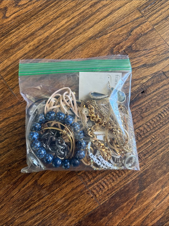 Jewelry - Mystery Bag of jewelry Gold and Blue Beaded Women's Jewelry Set